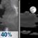 Friday Night: A 40 percent chance of showers and thunderstorms before midnight.  Partly cloudy, with a low around 51.
